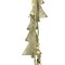 Gallerie II 20" Creamy White Four Christmas Trees on Twine Dangle Holiday Ornament